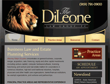 Tablet Screenshot of dileone.com